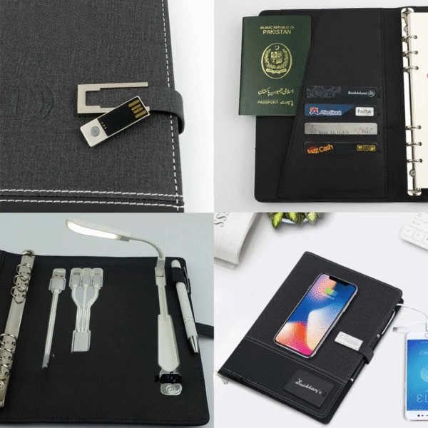 Multipurpose Diary With Wireless Power Bank & USB Drive - Image 5