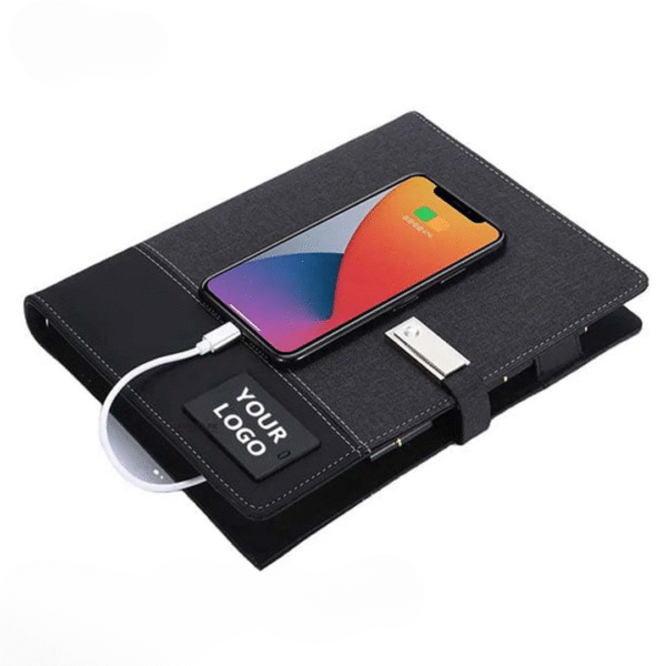 Multipurpose Diary With Wireless Power Bank & USB Drive - Image 4